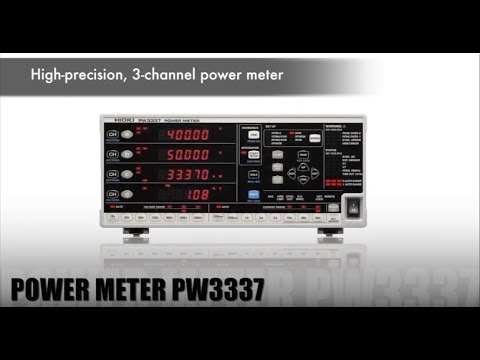3-channel AC/DC Digital Power Meter PW3337 | HIOKI