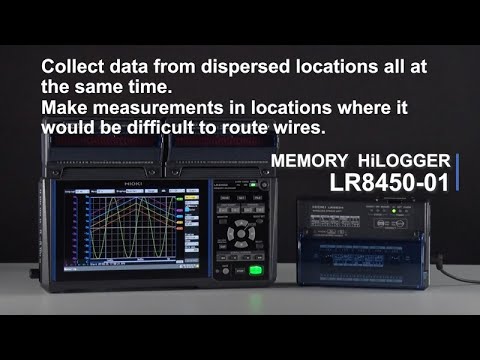 Hioki Memory HiLogger LR8450-01｜Wireless unit registration and connection