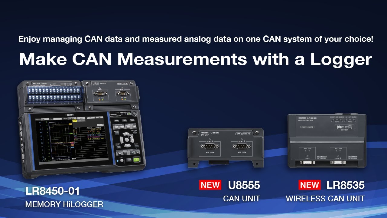Hioki LR8450, LR8450-01: CAN UNIT